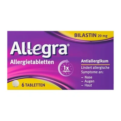 Abbildung von Allegra Allergietabletten 20 mg Tablette 6 St