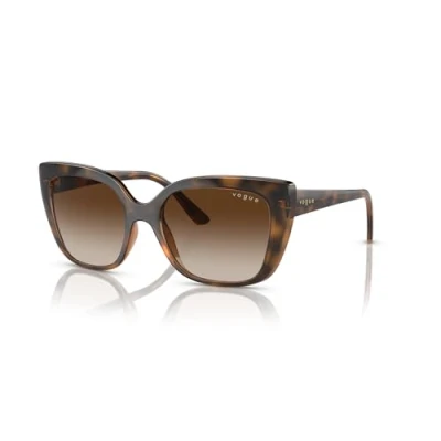 Abbildung von VOGUE EYEWEAR Damen VO5337S 238613 Gläser SONNENBRILLEN Injiziert Braun Quadratisch Normal Schattiert