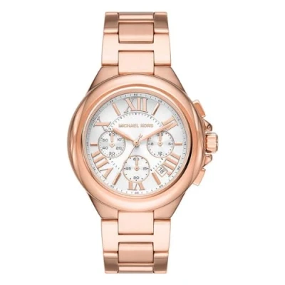 Abbildung von Michael Kors Camille Chronograph, Damen, Größe: One Size, Rose gold
