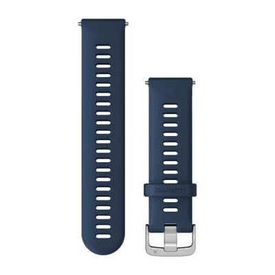 Abbildung von Garmin Quick Release 22 mm Silikonarmband Einheitsgröße, Blau