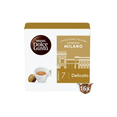 Abbildung von NESCAFÉ DOLCE GUSTO Inspirazione Italiana Espresso Milano Kaffeekapseln 1er Pack (1 x 16 Portionen)