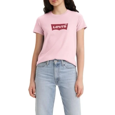 Abbildung von Levi&#039;s Damen The Perfect Tee Graphic TEES, Bw CLR EXT Chalk Pin, XXS