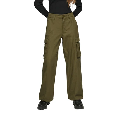 Abbildung von QS Cargohose, Damen, Größe: 34, Olivgrün