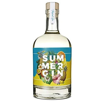 Abbildung von Wajos Summer Gin 42% vol. 500ml Flasche Fruchtiger für Tonic &amp; Cocktails Perfektes Geschenkset