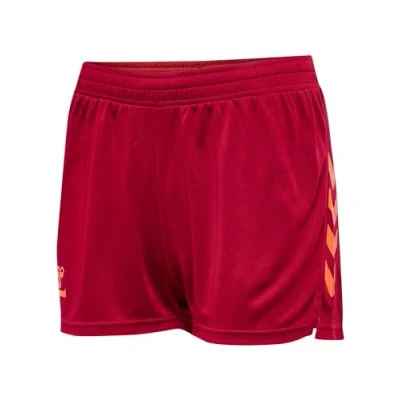 Abbildung von Hummel Hmlongrid kurze Sporthose, Damen, Größe: 36, Rhubarb/nasturtium