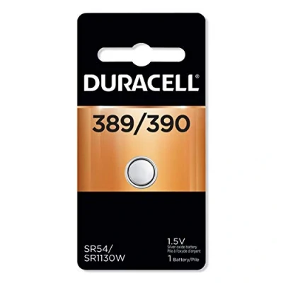 Abbildung von Duracell 389/390 Silber Oxid 1.5 V Batterie Batterien (Silber Oxid, Taste/Währung, 1,5 V, 1 Stück (S), SR54, 80 mAh