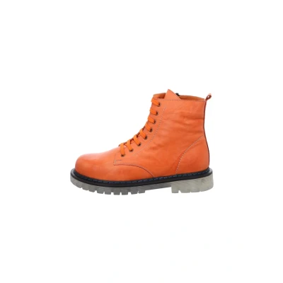 Abbildung von Gemini Damen Stiefelette Combat Boot transparente Profilsohle 342290 02, Größe:40 EU, Farbe:Orange