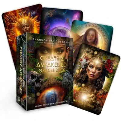 Abbildung von Creatrix Awakened Oracle Deck: Fierce Feminine Frequency Leaders (33 Full color Cards and 126 page Guidebook)