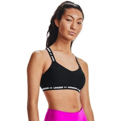 Abbildung von Under Armour Womens Sport Bras BH Mit Gekreuztem Rücken, Black, 1361033 001, XS