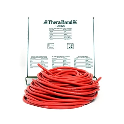 Abbildung von THERABAND Widerstandstrainer Tubing 30,50 m m, Rot Mittel, OneSize