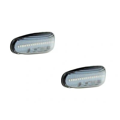 Abbildung von LETRONIX LED Seitenblinker Blinker Module Klar Silber geeignet für E Klasse W210 1995 2002 mit Prüfzeichen
