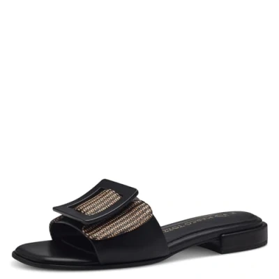 Abbildung von Marco Tozzi Pantolette flach black, Damen, Größe: 39, Black Schuhe