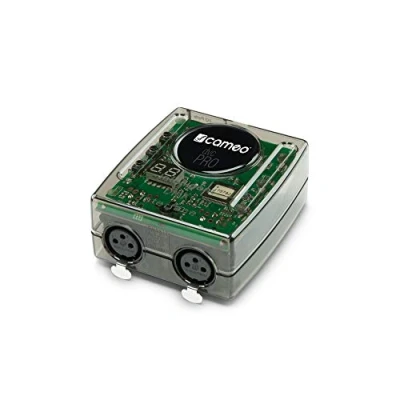 Abbildung von Cameo DVC PRO 1024 Kanal USB zu DMX Interface mit WiFi Access und Steuerungssoftware