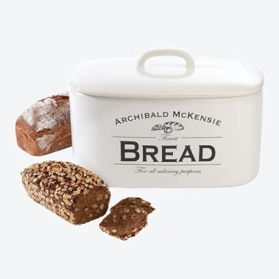 Abbildung von Hagen Grote Brotkasten Traditioneller englischer Cottage Brotkasten, hält Backwaren superfrisch
