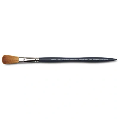 Abbildung von Winsor &amp; Newton 5011413 Professional Aquarellpinsel, Malpinsel für Aquarellfarben mit synthetischen Fasern, ergonomischer Griff, langlebig formstabil, kurze Stiel Mop 1/2&quot;