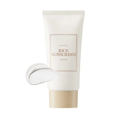 Abbildung von I&#039;m from Reis Sonnenschutzmittel 50 ml, physikalisch, Reisextrakt 41%, Nicht Nano Zinkoxid, rifffreundlich, Sonnenschutz für die Haut
