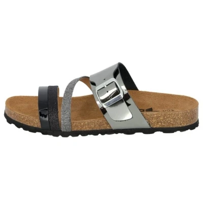 Abbildung von LICO Pantolette flach, Damen, Größe: 39, Grau Schuhe
