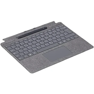 Abbildung von Microsoft Surface Pro Signature Keyboard (Platin) im Bundle mit Slim Pen 2 kompatibel (11. Edition), 9 &amp; 8