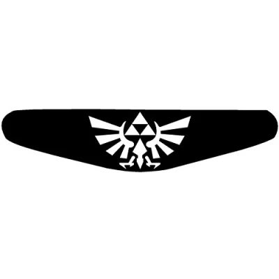 Abbildung von Decus Shop Play Station PS4 Lightbar Sticker Aufkleber Zelda (schwarz)
