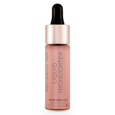 Abbildung von Makeup Revolution Liquid Highlighter Rose Gold 18 ml