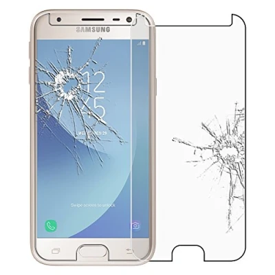 Abbildung von ebestStar kompatibel mit Samsung Galaxy J3 2017 Panzer Schutz Glas SM J330F Schutzfolie, 9H gehärte Schutzglas, HD Displayschutz, Ultrabeständig