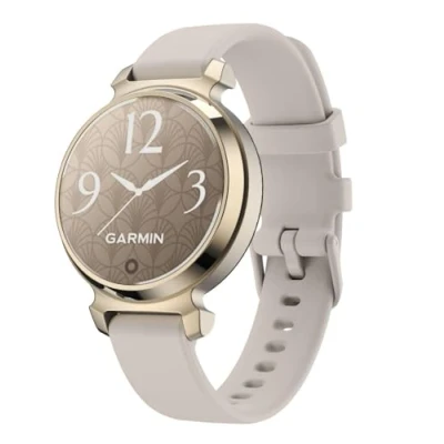 Abbildung von GIOPUEY Armband Kompatibel mit Garmin Lily 2, Weiches Silikon [Verschleißfest] [Atmungsaktiv] Ersatzarmband Grey