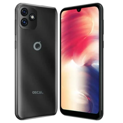 Abbildung von OSCAL C20 PRO Android 11 4G Smartphone Ohne Vertrag, Dual SIM Handy, 6.08&quot; HD+ Display, Unibody Design, Quad Core 2GB RAM+32GB ROM,2MP+8MP Kamera,3380mAh Akku GPS Gesichts Entsperrung Schwarz
