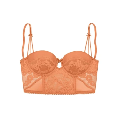 Abbildung von Lascana Corsage Bügel BH, Damen, Größe: 70D, Tangarine