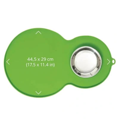 Abbildung von CATIT Silikonmatte Peanut, grün 46x29cm