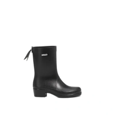 Abbildung von Aigle Damen Myrica Mid Gummistiefel, Schwarz, 38 EU