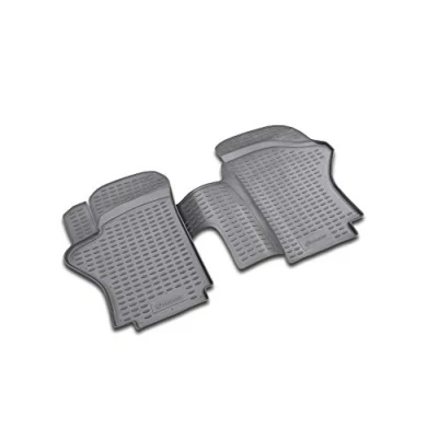Abbildung von Element Gummimatten Passgenaue Fußmatten Hyundai H1 lang 1997 2007 2tlg, Schwarz