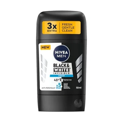 Abbildung von Nivea Men Deodorant Stick Black &amp; White Invisible Fresh 50ml