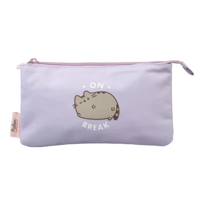 Abbildung von Grupo Erik: Federmäppchen Pusheen Moments für die Schule mit 3 Fächern und Reißverschluss, Schule, Katze Pusheen, Schreibwaren,