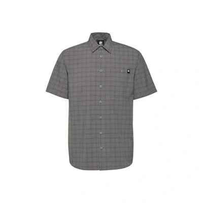Abbildung von Mammut Lenni Shirt Men Outdoor Hemd für Herren, Atmungsaktiv, Kurzarm Steel Black, S