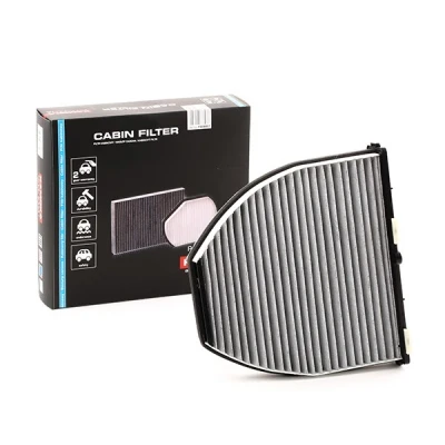 Abbildung von KAMOKA F508001 Innenraumfilter Frischluftfilter, Aktivkohlefilter 260mm 283mm 44mm MERCEDES BENZ: C Klasse Limousine, E T modell