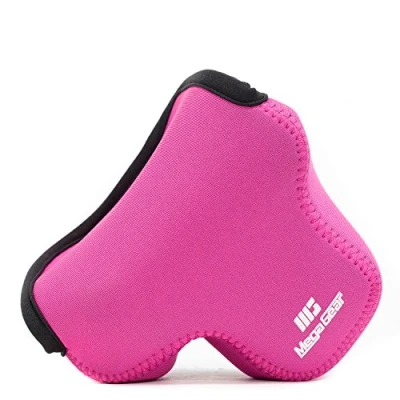 Abbildung von MegaGear MG513 Olympus PEN E PL9, PL8, PL7 Ultraleichte Kameratasche aus Neopren Rosa