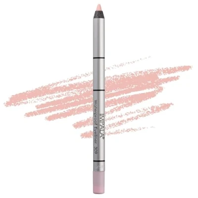 Abbildung von Impala Cremiger und wasserfester Eyeliner Farbe 309 Perlmutt Rosa definierte Kontur oder rauchiger Effekt dichte cremige Textur einfach aufzutragen glänzende Farbe, langlebig