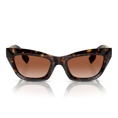 Abbildung von Burberry Sonnenbrille, Damen, Größe: 51, Dark havana