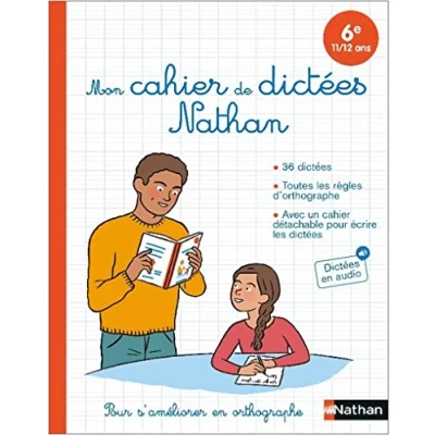 Abbildung von Mon cahier de dictées Nathan 6e (11/12 ans)