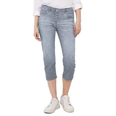 Abbildung von Cecil IN 3/4 LÄNGE Shorts, Damen, Größe: 26x22, Blau