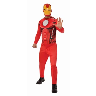 Abbildung von Rubie&#039;s Kostüm Iron Man Comic Größe M L, Schnell &amp; easy verkleidet als Superheld!