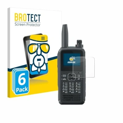 Abbildung von BROTECT Schutzglas für Kenwood TH D75E D Star (6 Stück) Schutzfolie Panzer Folie Glas [Extrem Kratzfest 9H, Anti Fingerprint, Ultra Transparent]