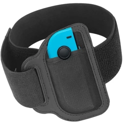 Abbildung von JoyHood Beinschlaufe für Switch/Switch OLED Joy Con Controller, Spielzubehör Switch Sports Play Soccer/Ring, Verstellbare Elastische Beinschlaufen Erwachsene &amp; Kinder