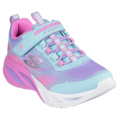 Abbildung von Skechers Cosmic GLOW Sneaker low turquoise/multicoloured für Kinder, Größe: 31, Turquoise/multi coloured Schuhe