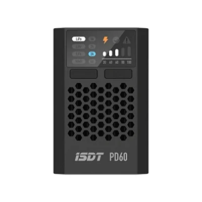 Abbildung von ISDT PD60 60W 6A Lipo Akku Ladegerät Balance Entlader PD Input für 1 4S LiPo/Life/Lilon/LiHv/Pb/NiMH RC Batterien