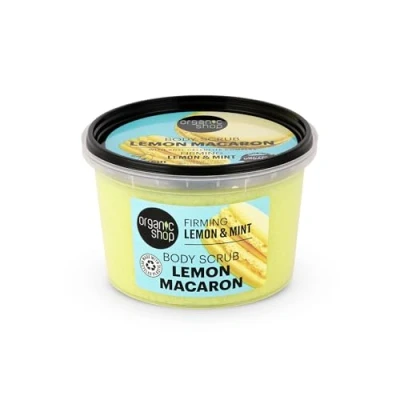 Abbildung von Organic Shop Firming Lemon Macaron Body Scrub &amp; Mint (250 ml)