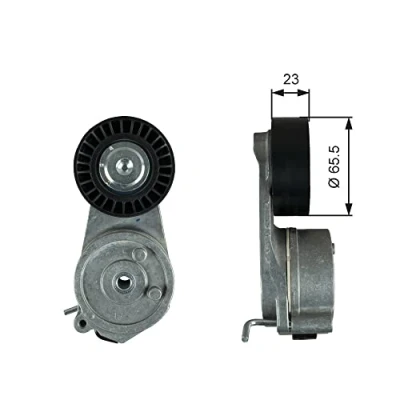 Abbildung von GATES T39346 Spannrolle FleetRunner Micro V Stretch Fit FIAT: 500 Schrägheck, Panda III C Cabrio, ALFA ROMEO: MiTo