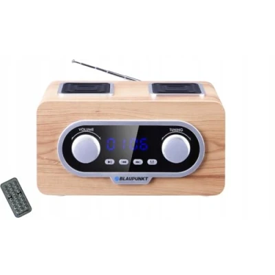 Abbildung von Blaupunkt PP5.2CR Radioplayer Tragbares Radio Retro FM / MP3 USB Anschluss/AUX Eingang/Akkubetrieben