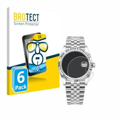 Abbildung von BROTECT (6 Stück Schutzfolie für Rolex Oyster Perpetual Datejust 36 Displayschutz Folie Ultra Klar