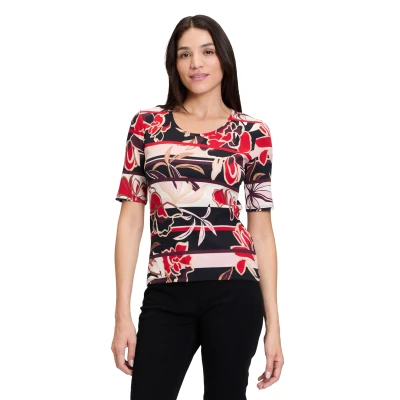 Abbildung von Betty Barclay Tshirt print, Damen, Größe: 38, Schwarz rot